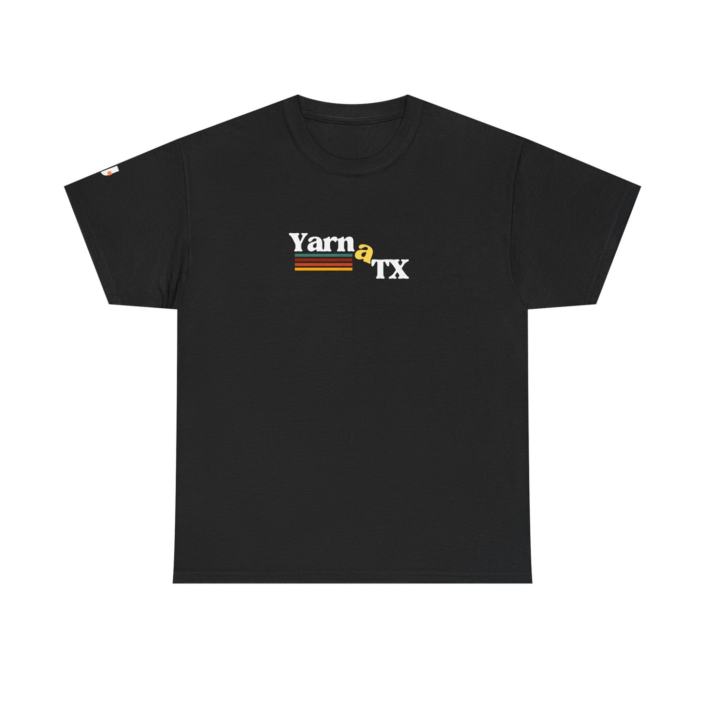 🌮🎸 “Yarn a TX” Retro Logo T-Shirt – Keep Austin Cozy, Weird, and Wonderfully Stylish 🤠