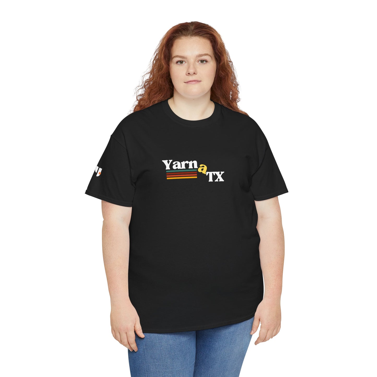 🌮🎸 “Yarn a TX” Retro Logo T-Shirt – Keep Austin Cozy, Weird, and Wonderfully Stylish 🤠
