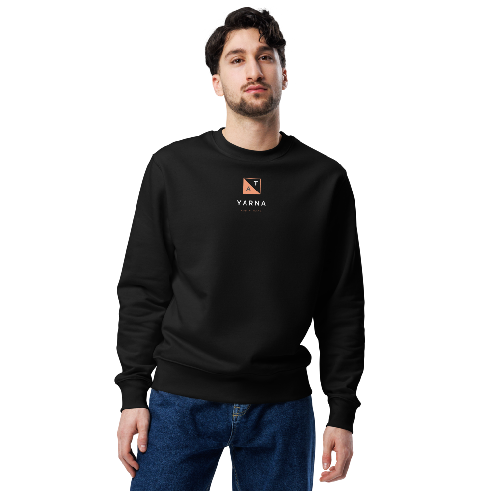 The Midnight Austin Sweatshirt: Dark, Bold, and Sustainable _ MANUAL