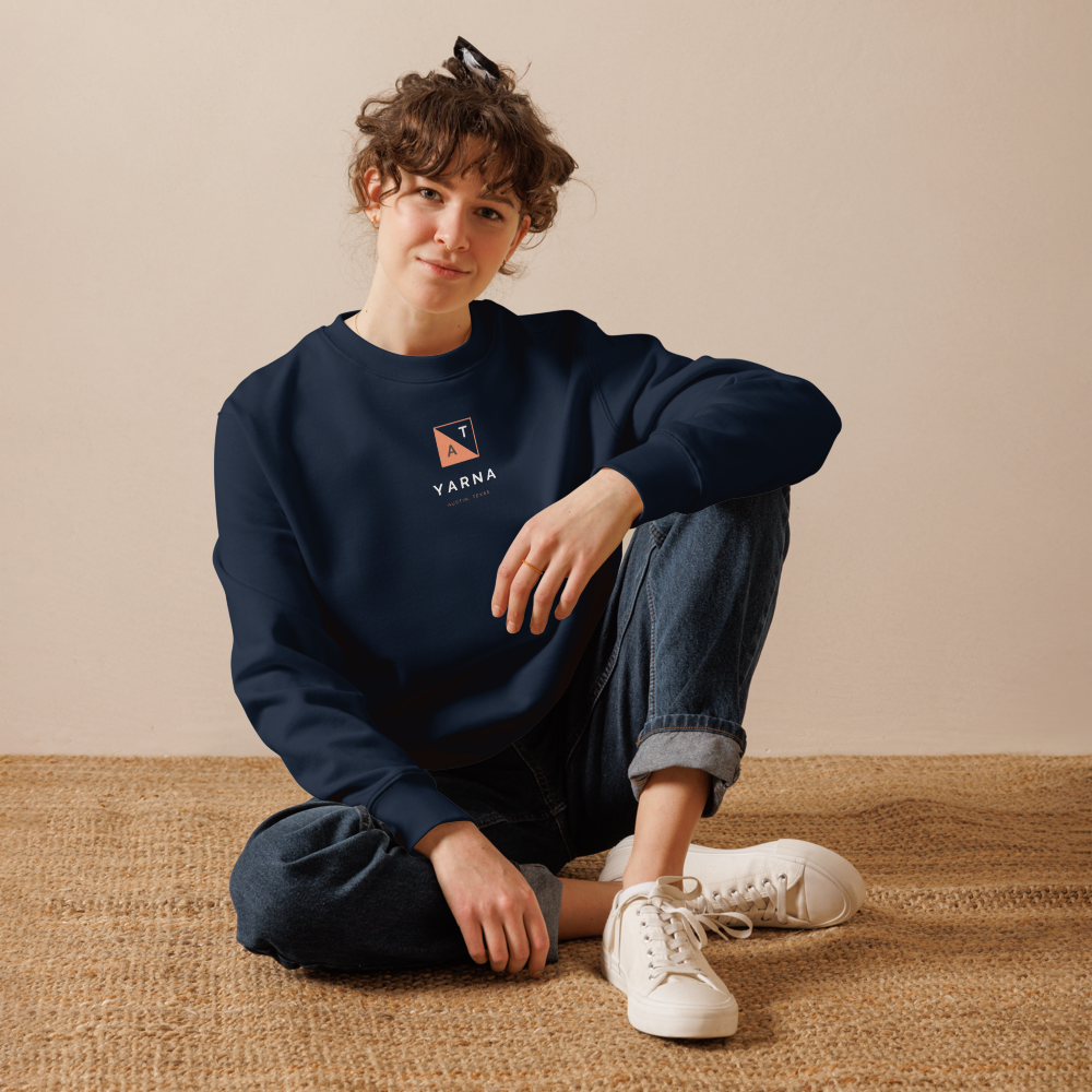 The Midnight Austin Sweatshirt: Dark, Bold, and Sustainable _ MANUAL
