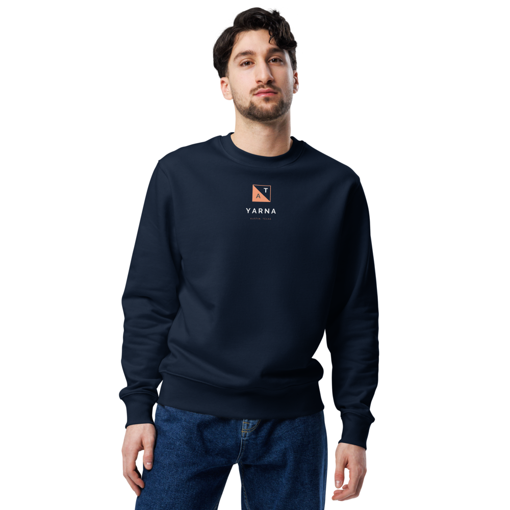The Midnight Austin Sweatshirt: Dark, Bold, and Sustainable _ MANUAL