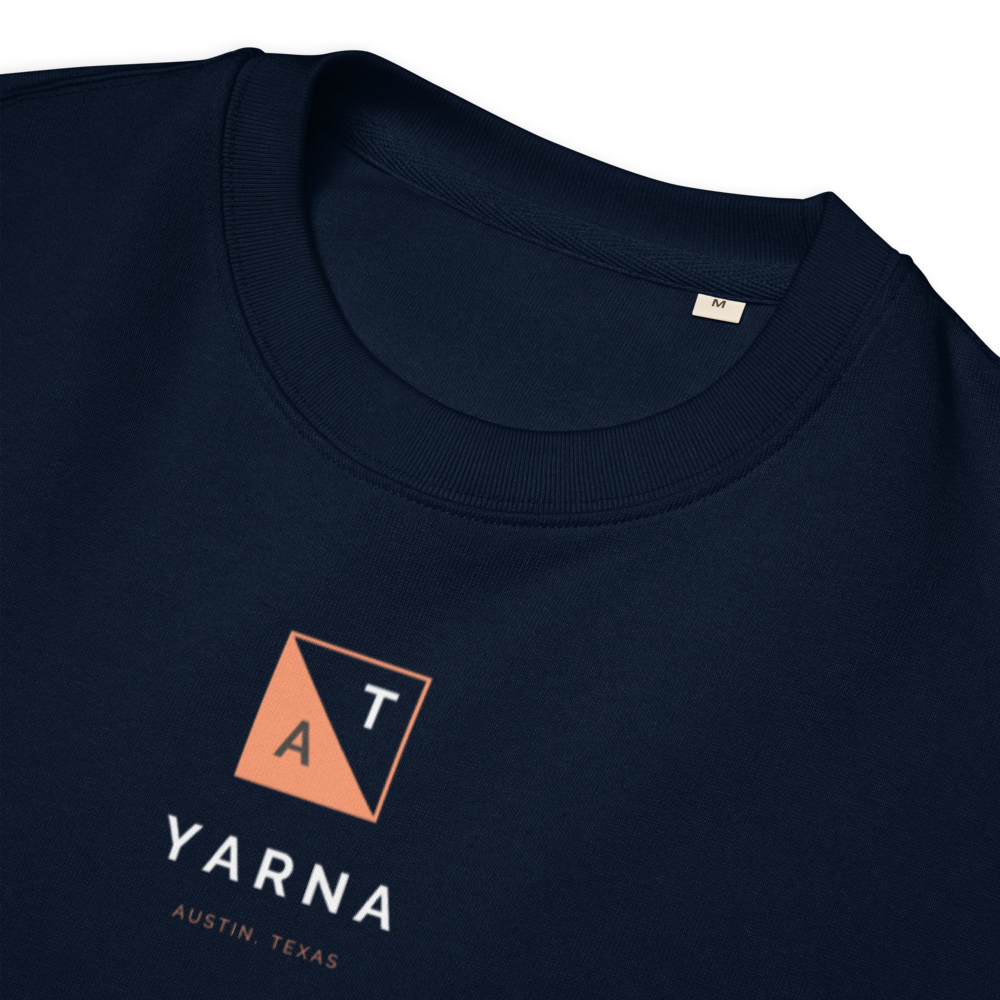 The Midnight Austin Sweatshirt: Dark, Bold, and Sustainable _ MANUAL